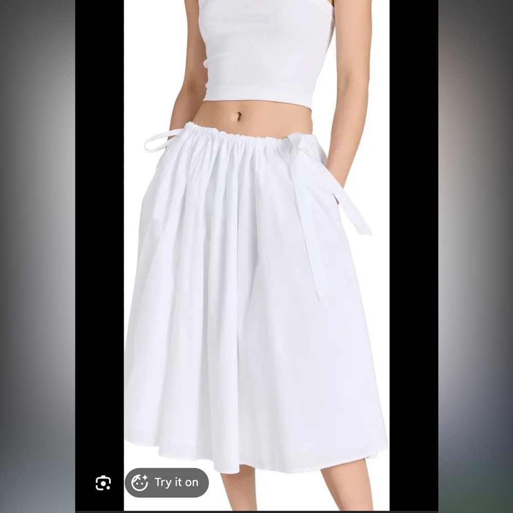 Allina Liu Dancer Skirt in Milk- XL